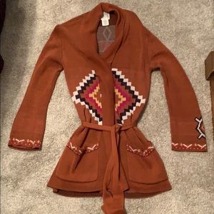 Billabong tribal cardigan